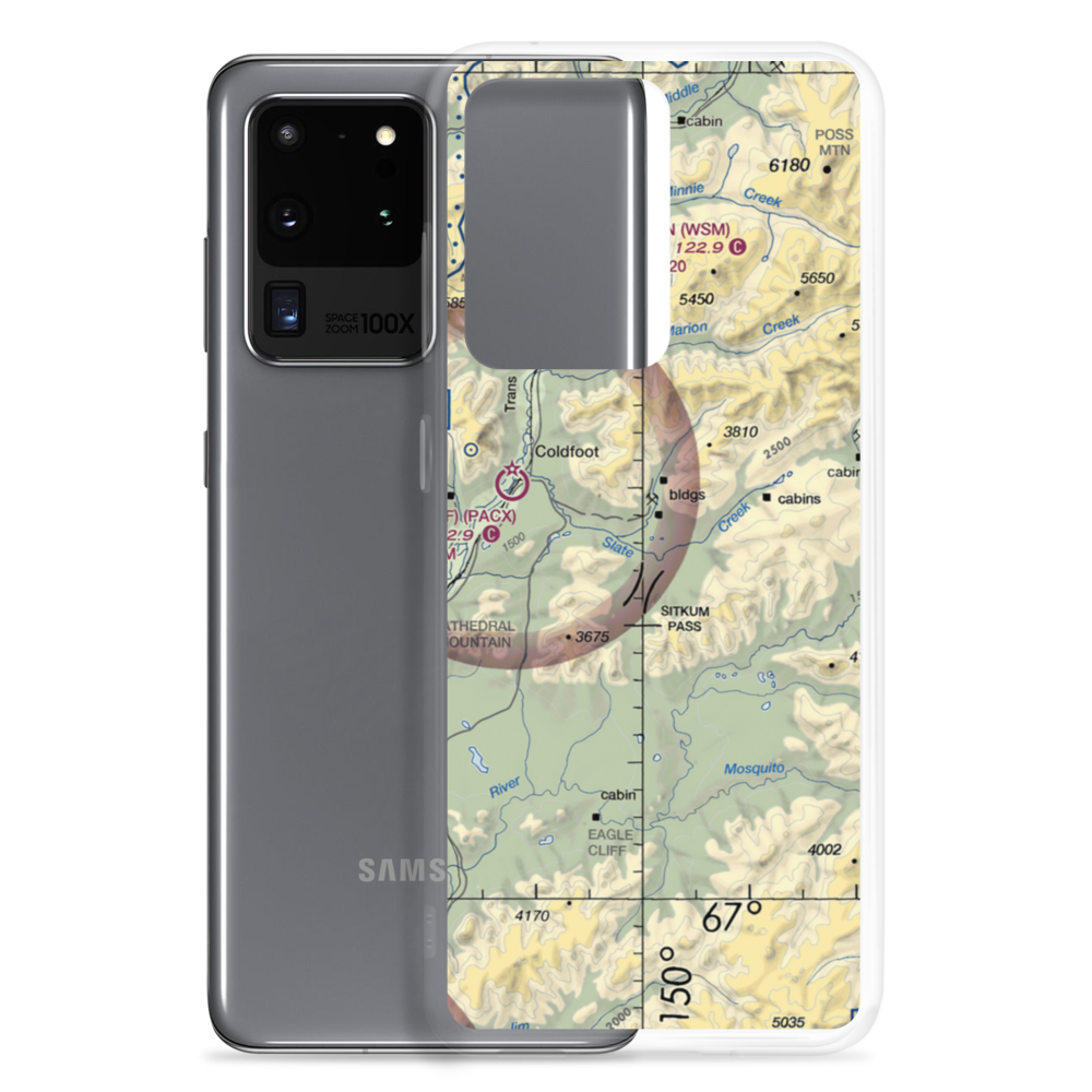 Myrtle Creek Airport (US-1050) VFR Sectional Samsung Case Samsung Galaxy S20 Ultra model shown