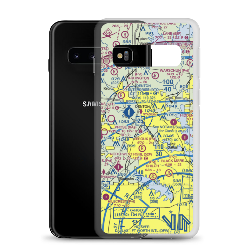 Myska Field (2TS0) VFR Sectional Samsung Case Samsung Galaxy S10 model shown
