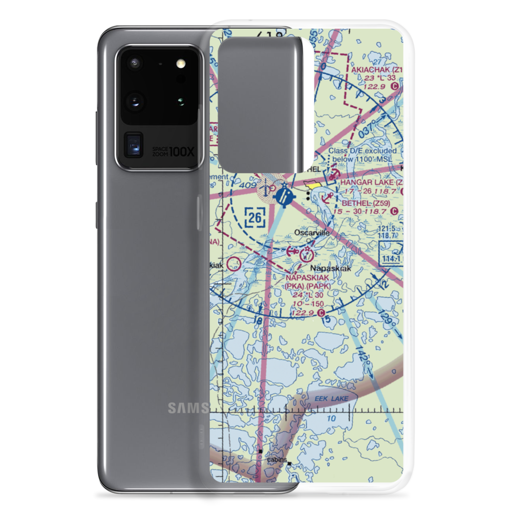 Napaskiak Airport (PKA) VFR Sectional Samsung Case Samsung Galaxy S20 Ultra model shown