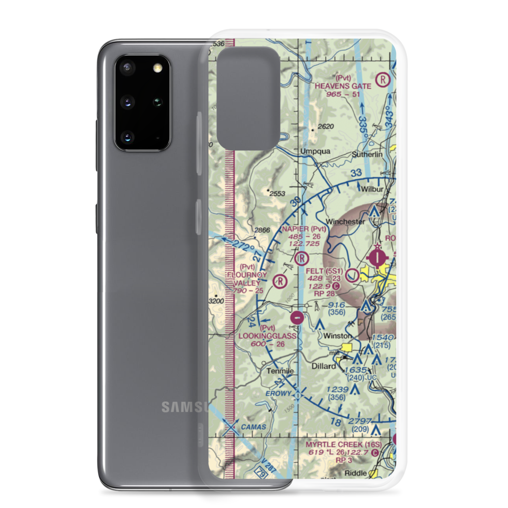 Napier Ranch Airport (OG40) VFR Sectional Samsung Case Samsung Galaxy S20 Plus model shown