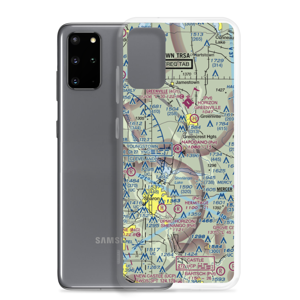 Napodano Airport (1PN1) VFR Sectional Samsung Case Samsung Galaxy S20 Plus model shown