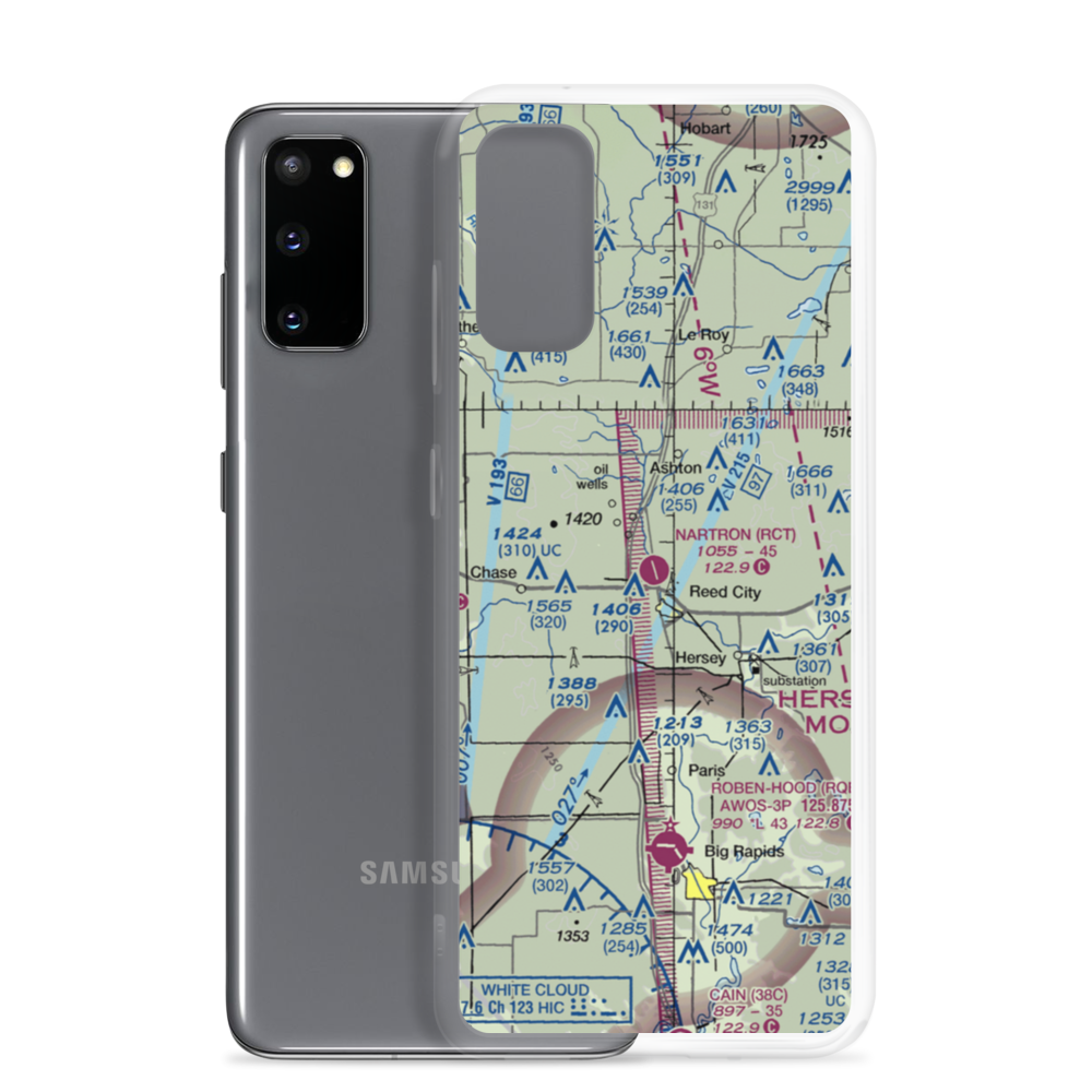 Nartron Field (RCT) VFR Sectional Samsung Case Samsung Galaxy S20 model shown
