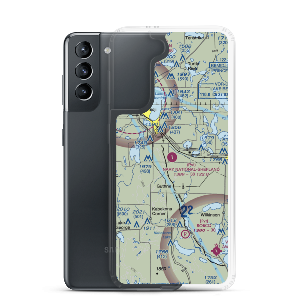 Nary National Shefland Field (5C3) VFR Sectional Samsung Case Samsung Galaxy S21 model shown