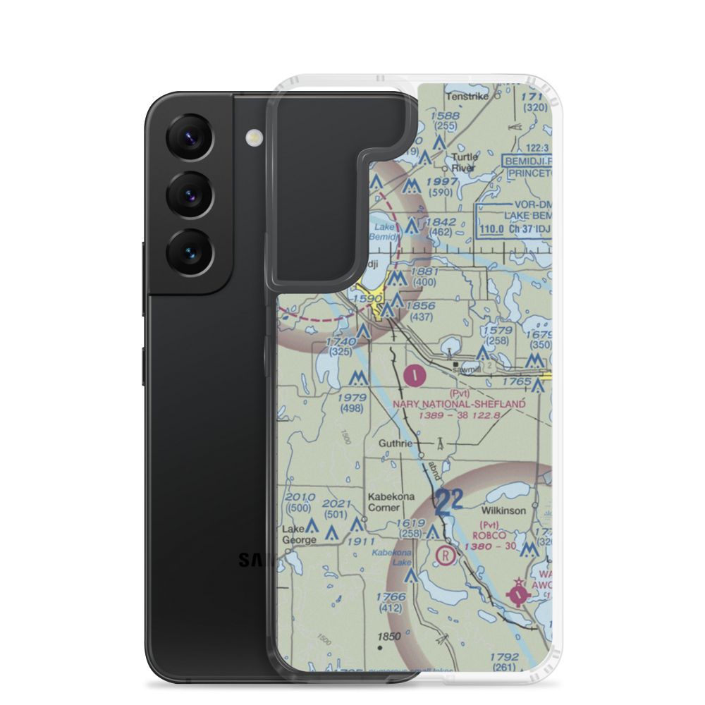 Nary National Shefland Field (5C3) VFR Sectional Samsung Case Samsung Galaxy S22 model shown