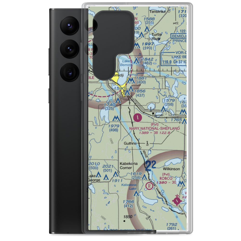 Nary National Shefland Field (5C3) VFR Sectional Samsung Case Samsung Galaxy S22 Ultra model shown