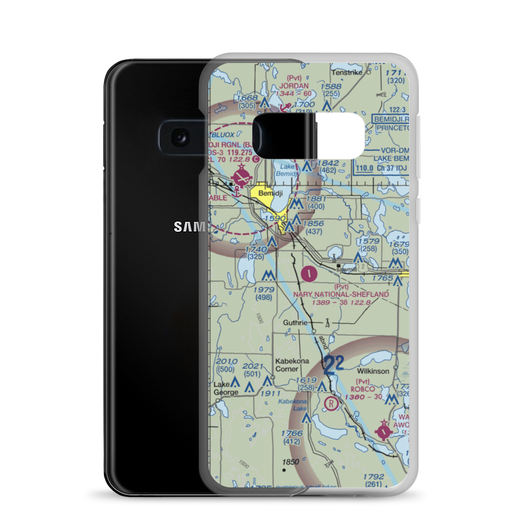 Nary National Shefland Field (5C3) VFR Sectional Samsung Case Samsung Galaxy S10e model shown