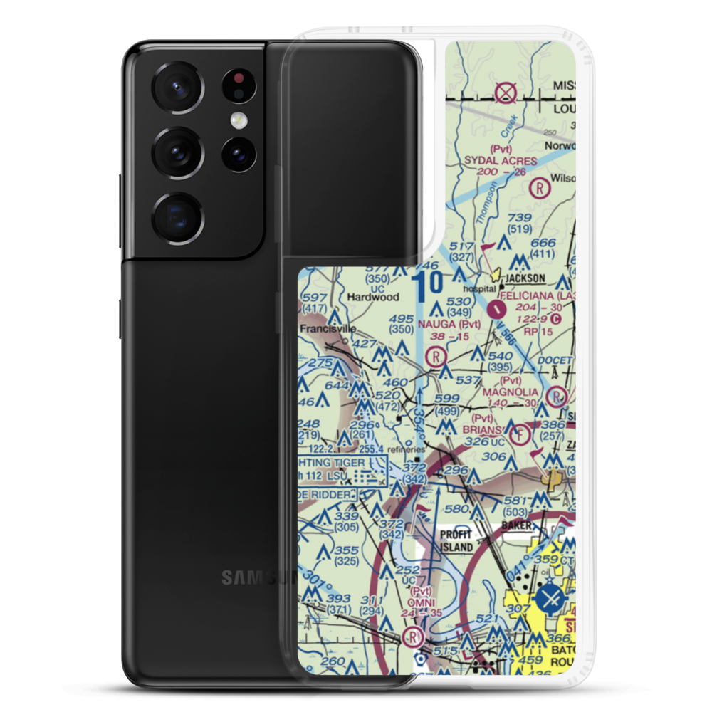 Nauga Field (LS35) VFR Sectional Samsung Case Samsung Galaxy S21 Ultra model shown