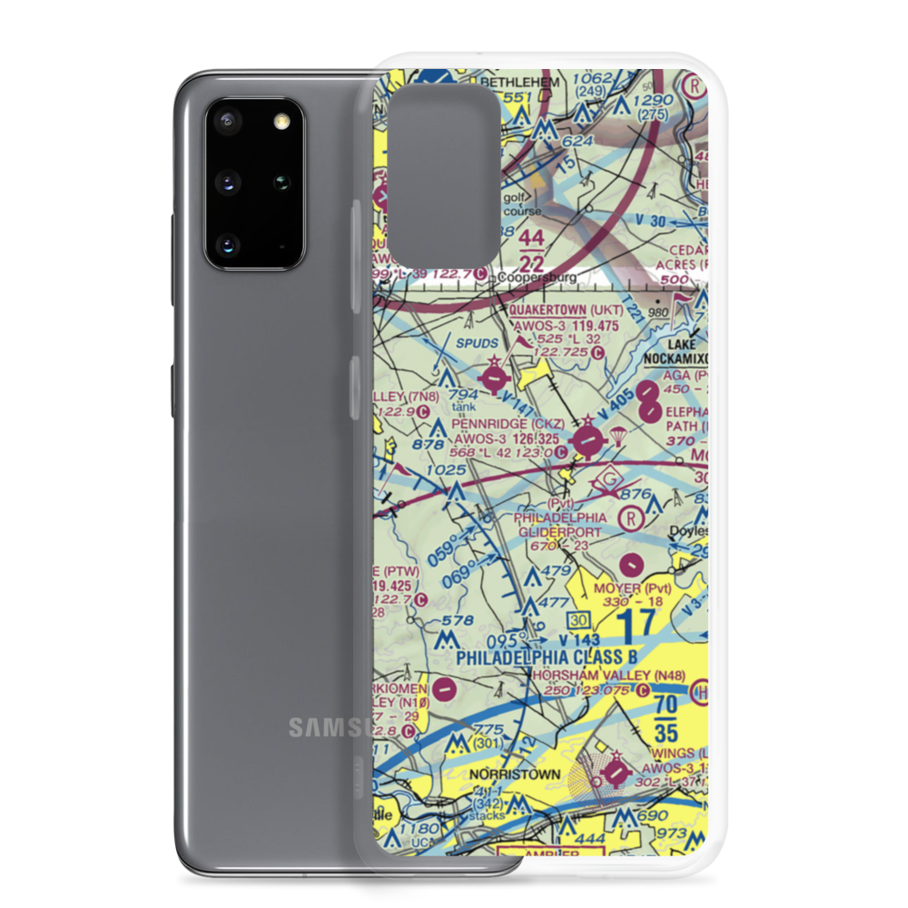 Navarro Airport (3PA1) VFR Sectional Samsung Case Samsung Galaxy S20 Plus model shown