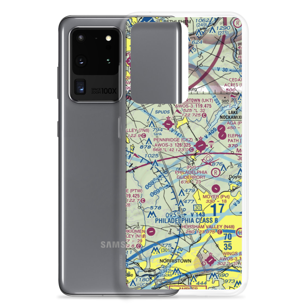 Navarro Airport (3PA1) VFR Sectional Samsung Case Samsung Galaxy S20 Ultra model shown