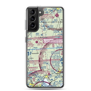 Navy Outlying Field Site X Heliport (NSX) VFR Sectional Samsung Case