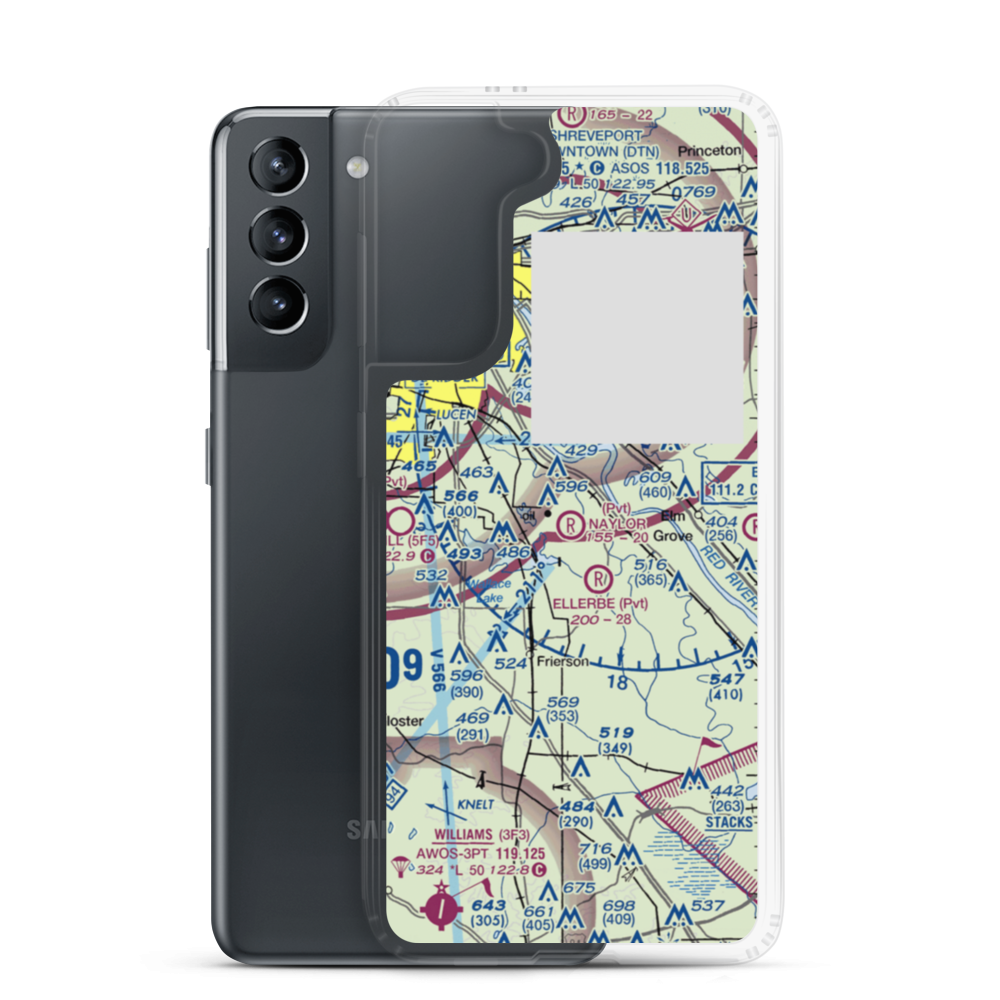 Naylor Airport (LA56) VFR Sectional Samsung Case Samsung Galaxy S21 model shown