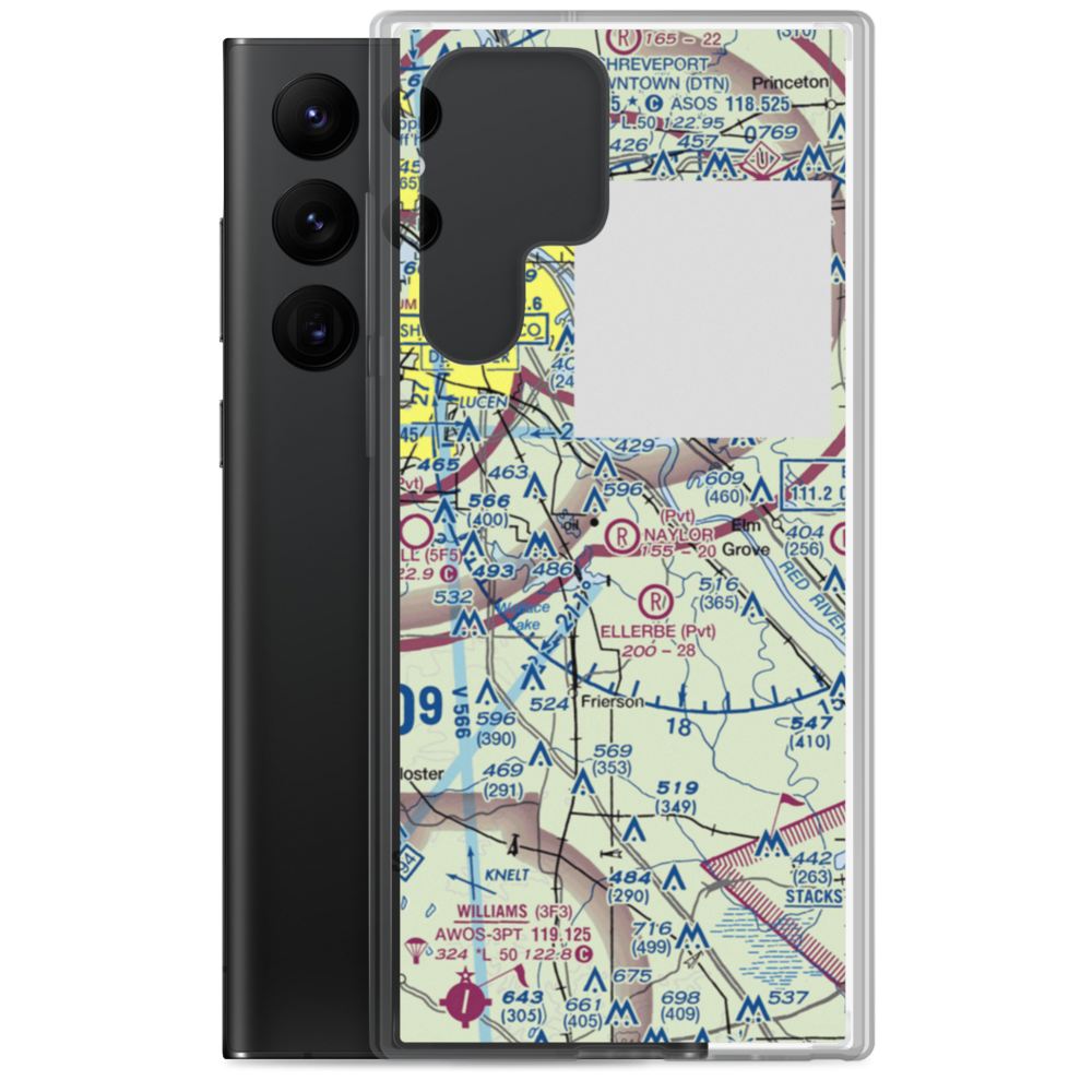 Naylor Airport (LA56) VFR Sectional Samsung Case Samsung Galaxy S22 Ultra model shown