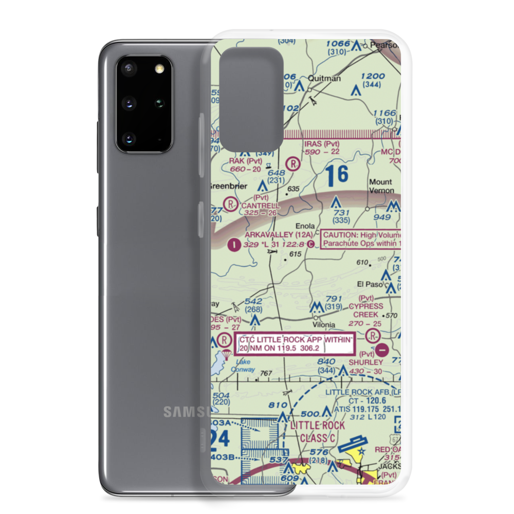 Naylor field (19AR) VFR Sectional Samsung Case Samsung Galaxy S20 Plus model shown