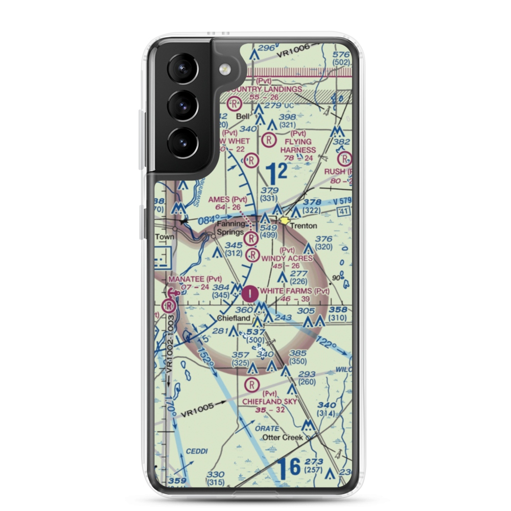 Neal Field (79FL) VFR Sectional Samsung Case Samsung Galaxy S21 Plus model shown