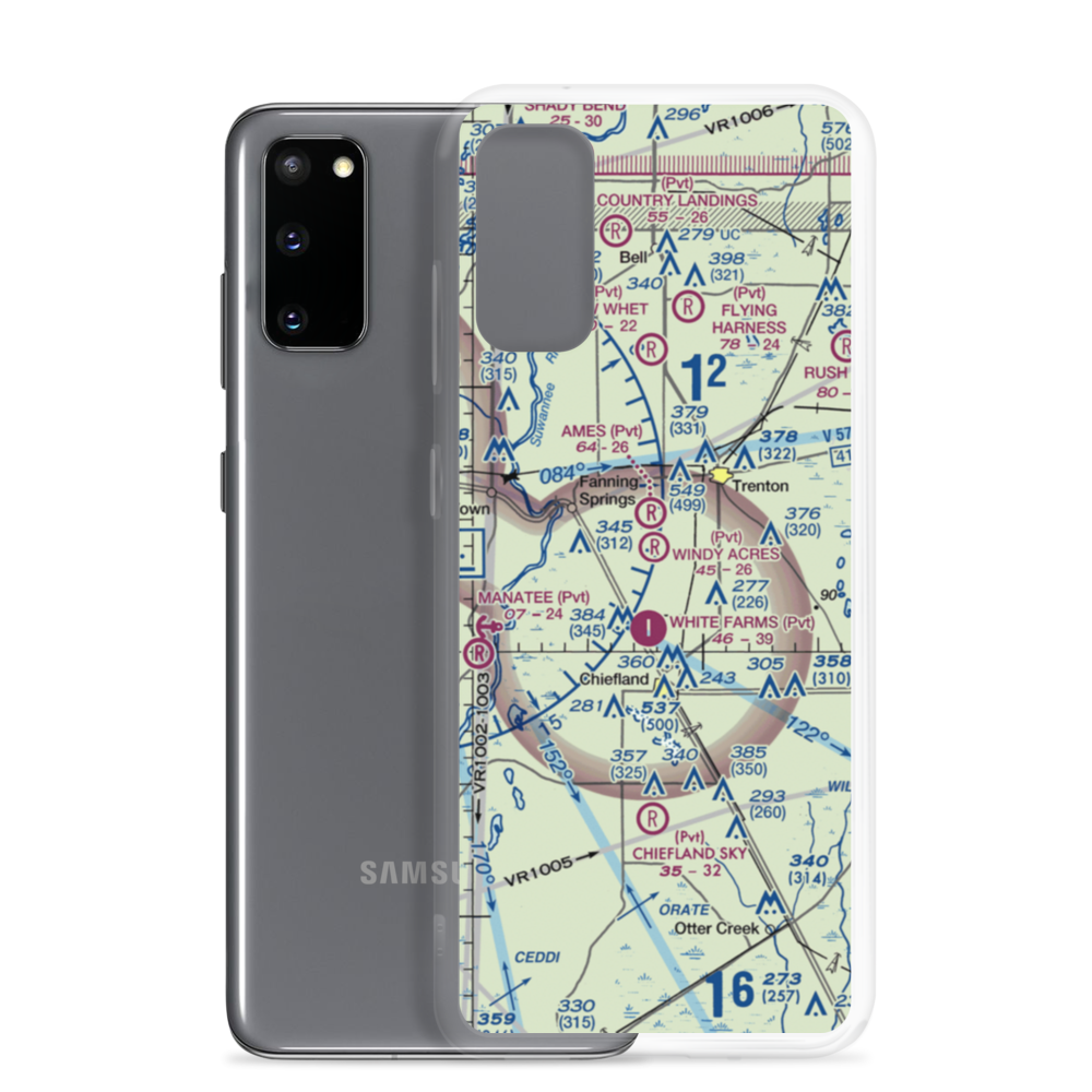 Neal Field (79FL) VFR Sectional Samsung Case Samsung Galaxy S20 model shown