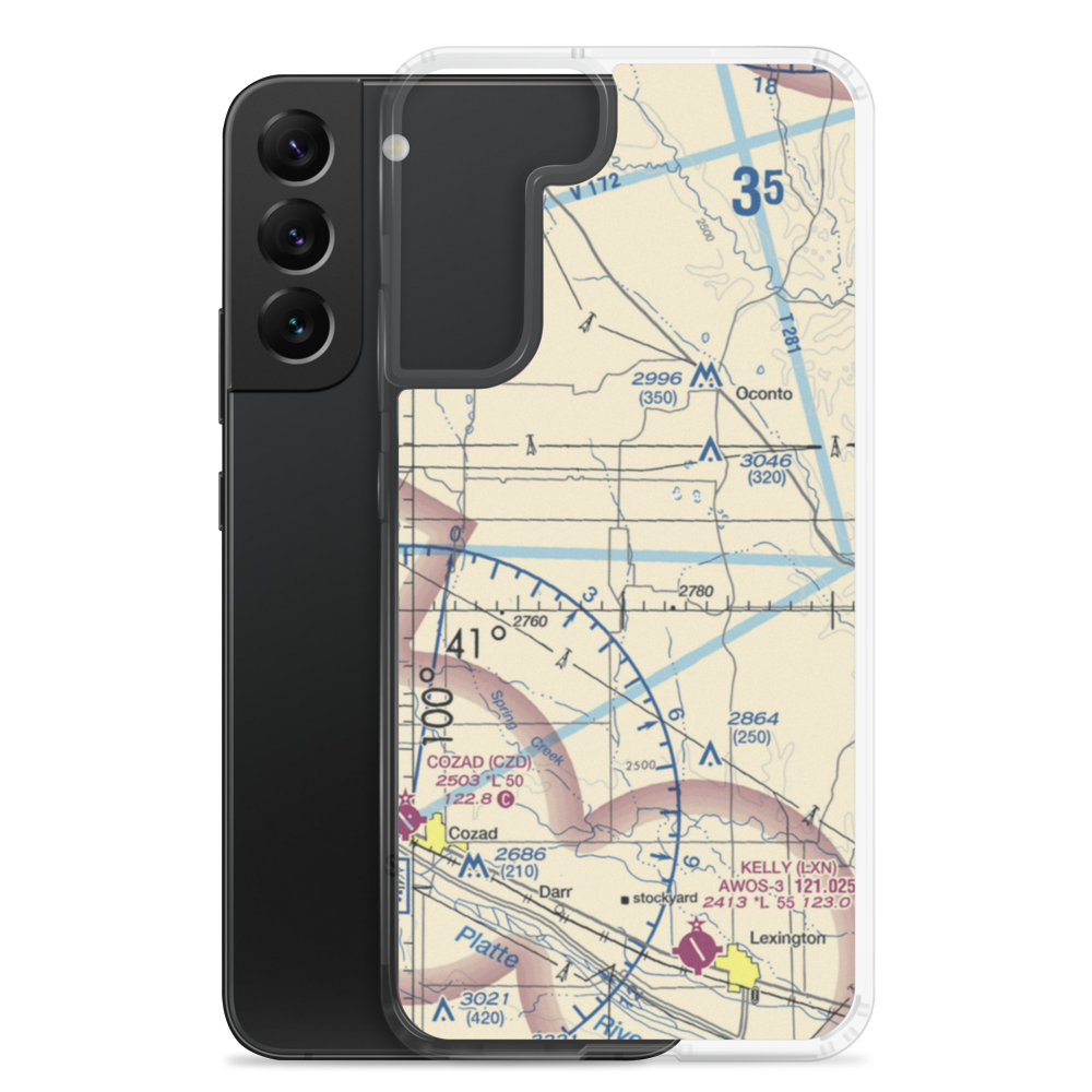 Neben Airport (71NE) VFR Sectional Samsung Case Samsung Galaxy S22 Plus model shown