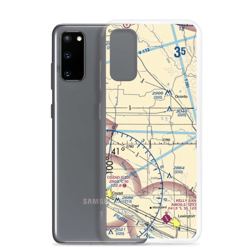 Neben Airport (71NE) VFR Sectional Samsung Case Samsung Galaxy S20 model shown