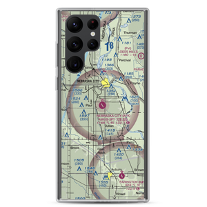 Nebraska City Municipal Airport (AFK) VFR Sectional Samsung Case