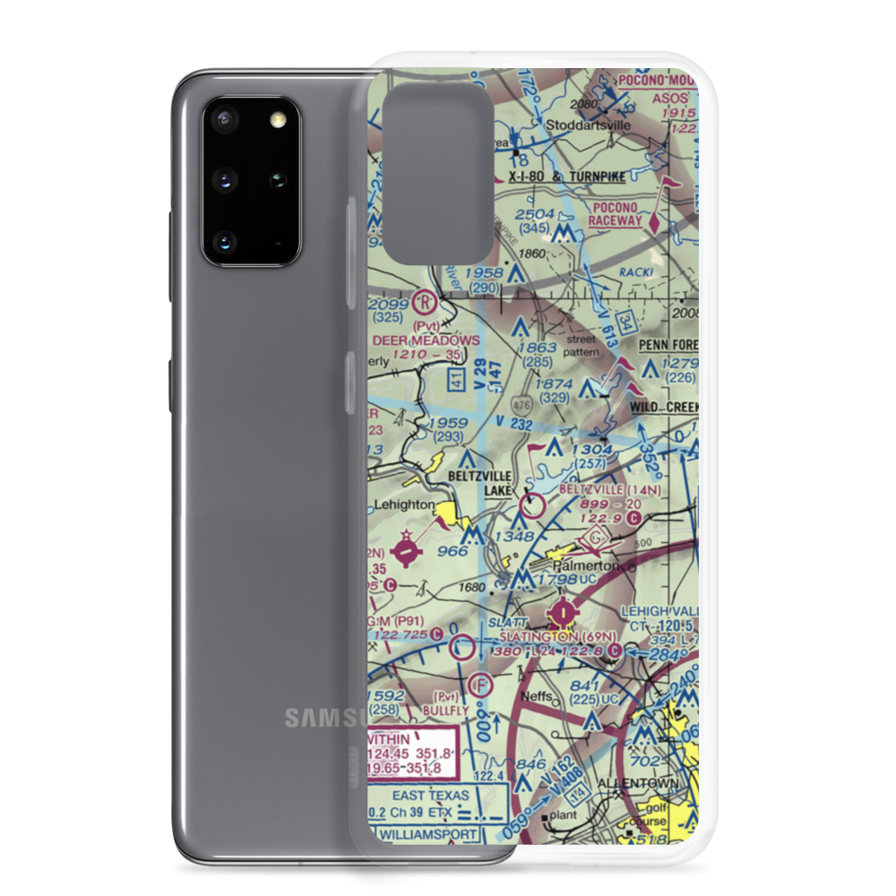Neeb Airport (3PA2) VFR Sectional Samsung Case Samsung Galaxy S20 Plus model shown