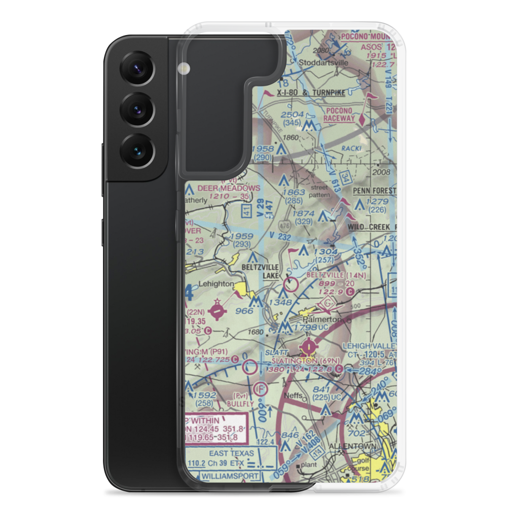 Neeb Airport (3PA2) VFR Sectional Samsung Case Samsung Galaxy S22 Plus model shown