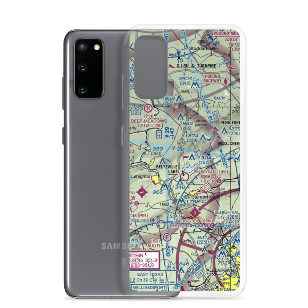 Neeb Airport (3PA2) VFR Sectional Samsung Case Samsung Galaxy S20 model shown