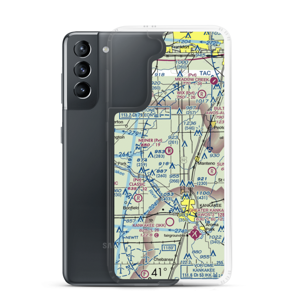 Neiner Airport (19LL) VFR Sectional Samsung Case Samsung Galaxy S21 model shown