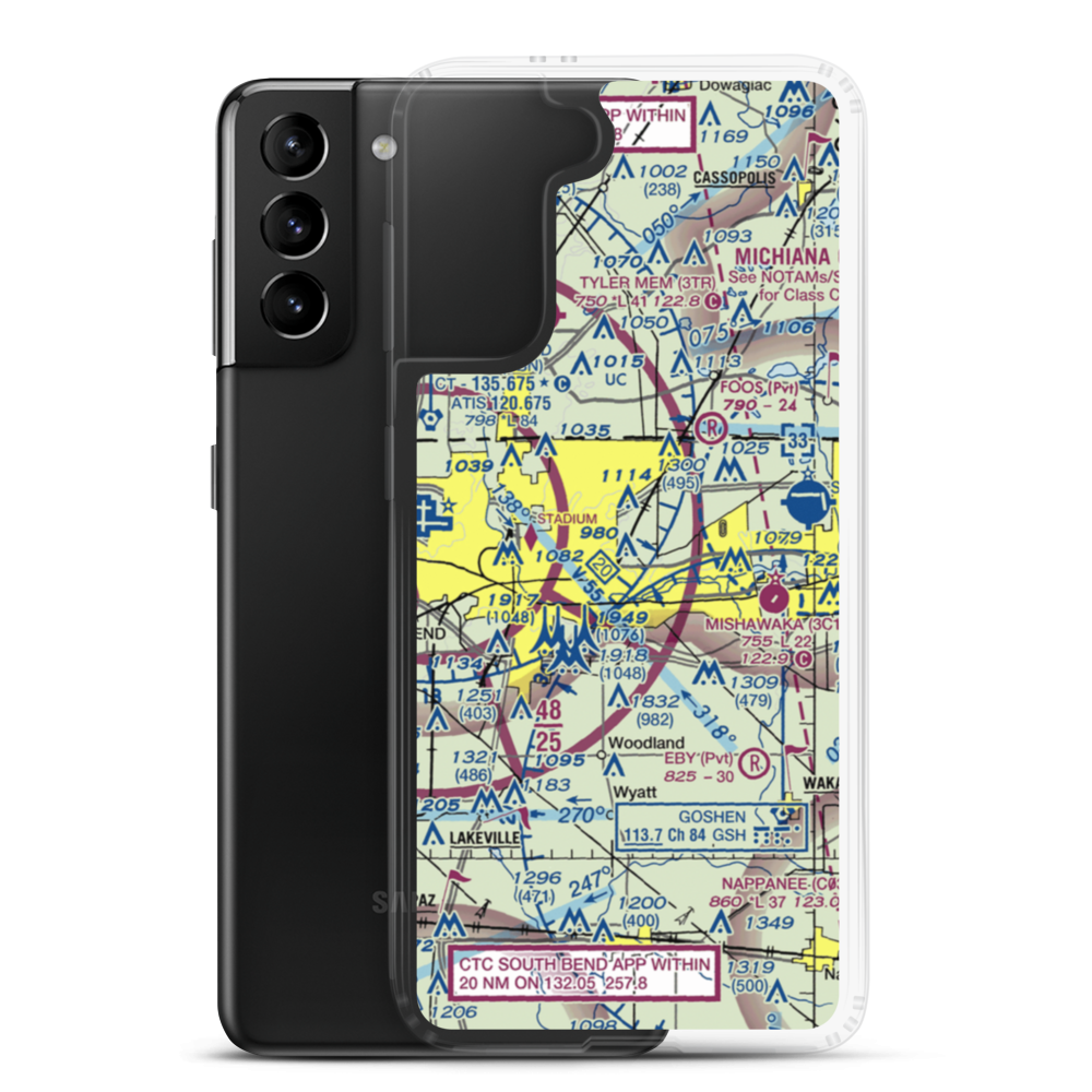 Nelund Field (9II2) VFR Sectional Samsung Case Samsung Galaxy S21 Plus model shown