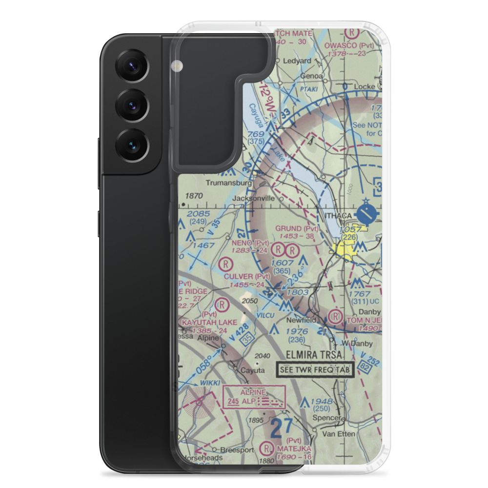 Neno Airport (NY18) VFR Sectional Samsung Case Samsung Galaxy S22 Plus model shown