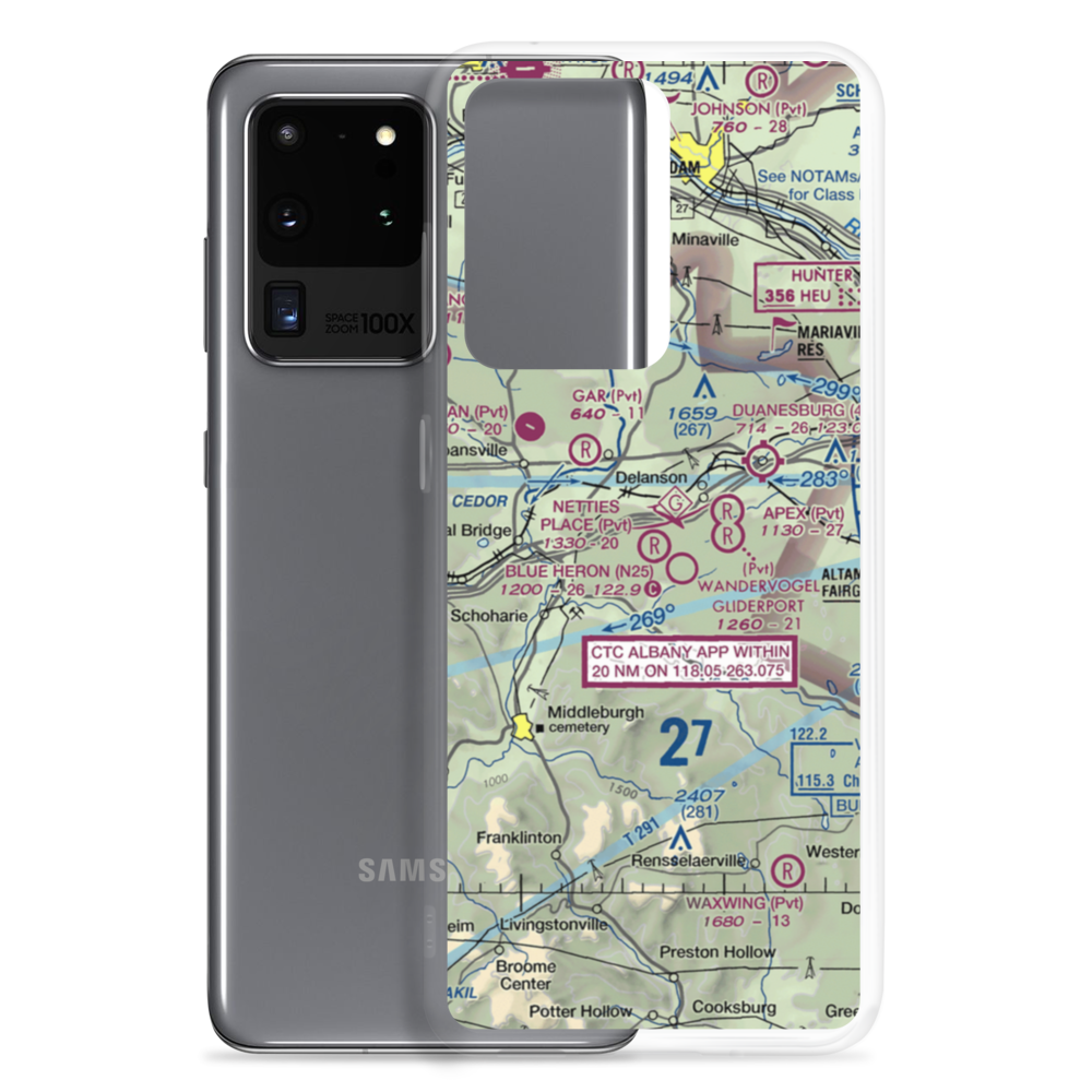 Nettie's Place Airport (NK83) VFR Sectional Samsung Case Samsung Galaxy S20 Ultra model shown