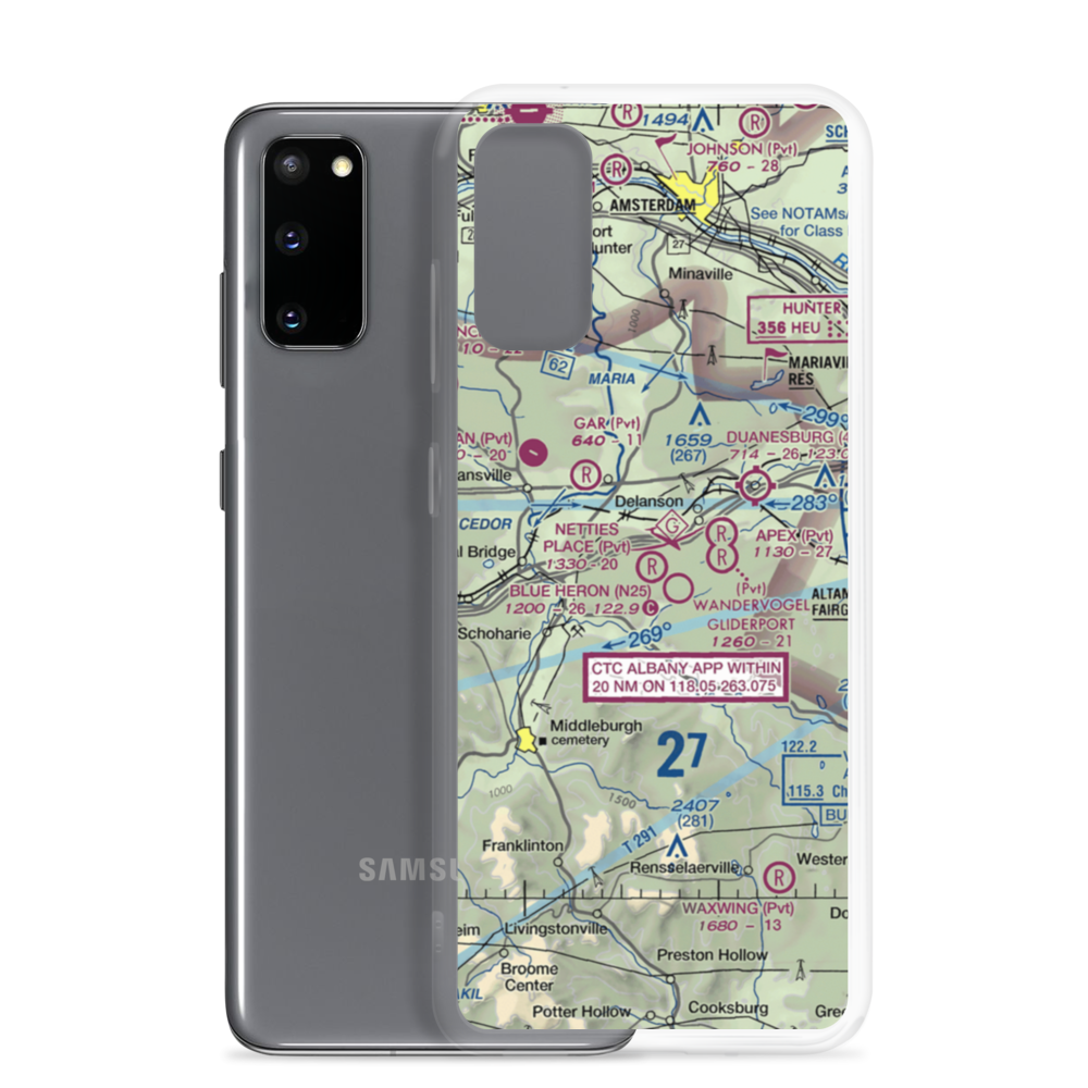 Nettie's Place Airport (NK83) VFR Sectional Samsung Case Samsung Galaxy S20 model shown