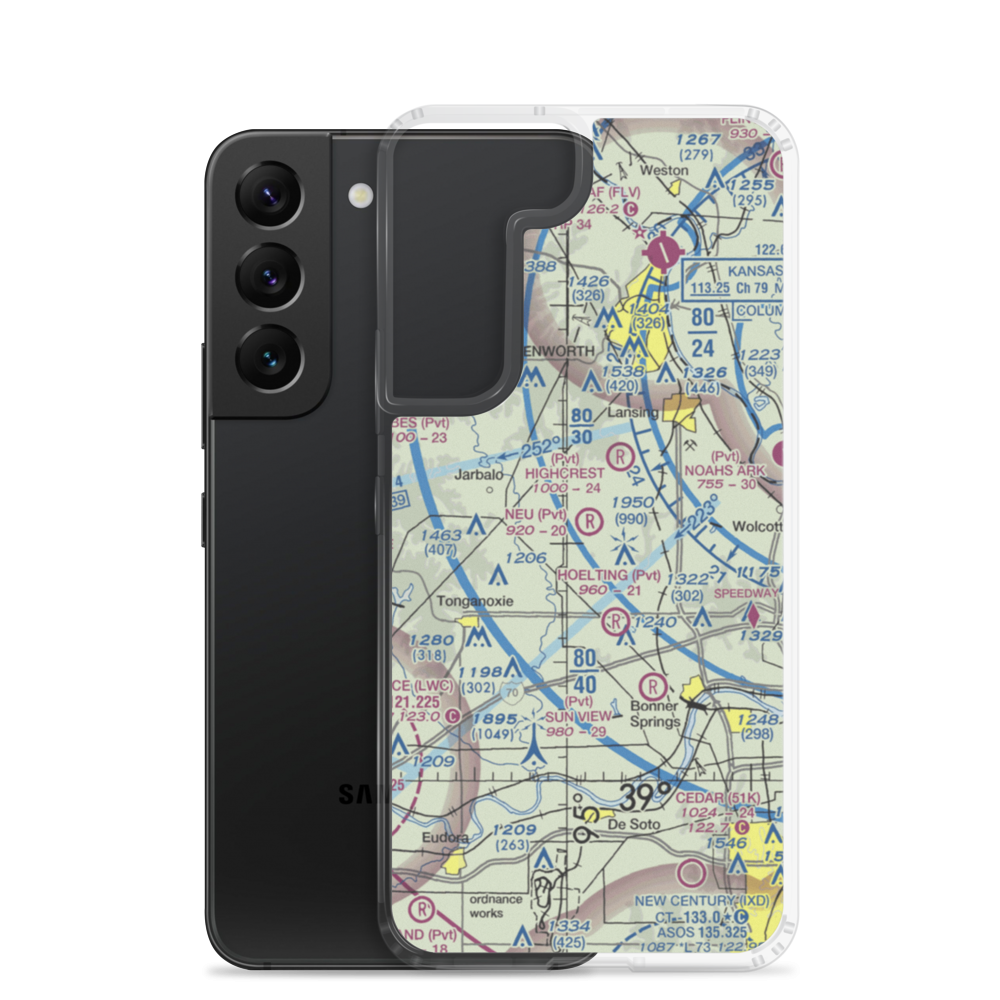 Neu Field (8KS1) VFR Sectional Samsung Case Samsung Galaxy S22 model shown