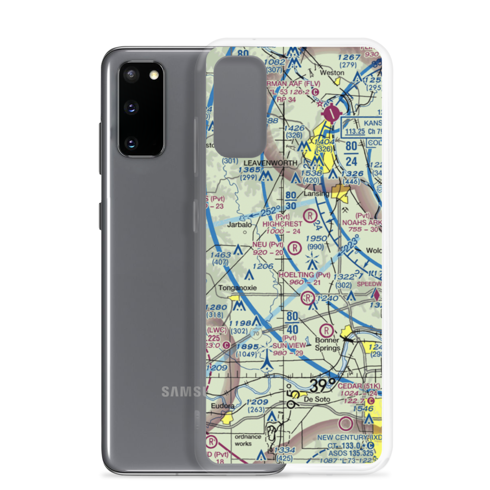 Neu Field (8KS1) VFR Sectional Samsung Case Samsung Galaxy S20 model shown