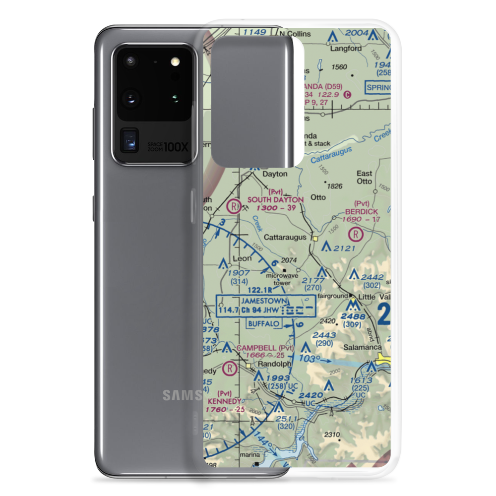 Neverland Airport (NY76) VFR Sectional Samsung Case Samsung Galaxy S20 Ultra model shown