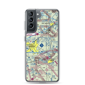 New Braunfels Municipal Airport (BAZ) VFR Sectional Samsung Case