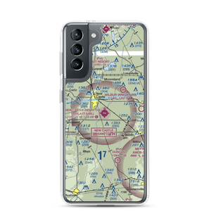 New Castle Henry County Airport / Marlatt Field (UWL) VFR Sectional Samsung Case