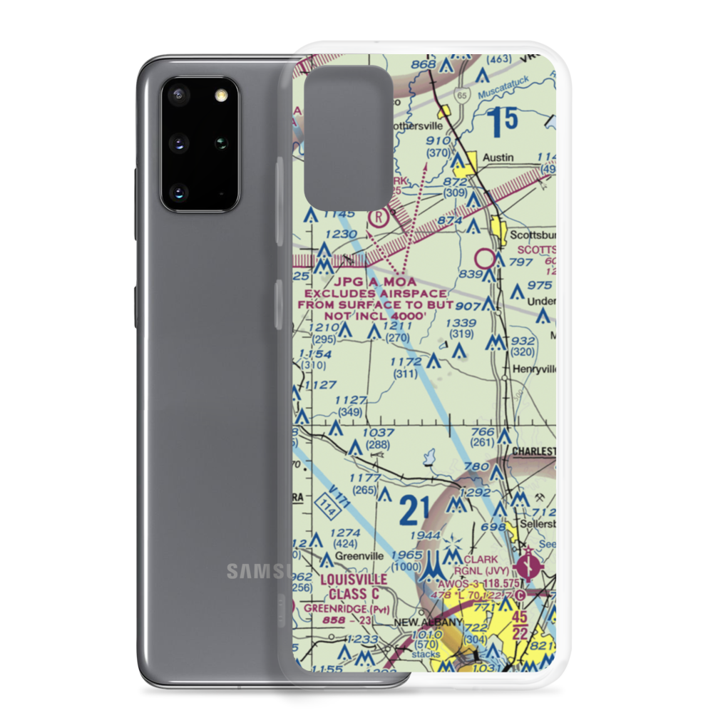 New Liberty Field (9IN2) VFR Sectional Samsung Case Samsung Galaxy S20 Plus model shown