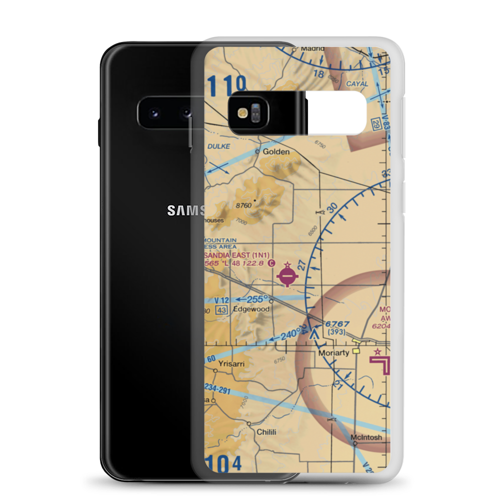 New Mexico Soaring Ranch Airport (NM61) VFR Sectional Samsung Case Samsung Galaxy S10 model shown