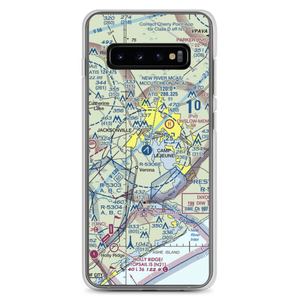 New River MCAS /H/ /Mccutcheon Fld/ Airport (NCA) VFR Sectional Samsung Case