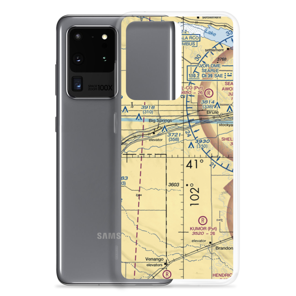 Newman Airport (0NE5) VFR Sectional Samsung Case Samsung Galaxy S20 Ultra model shown