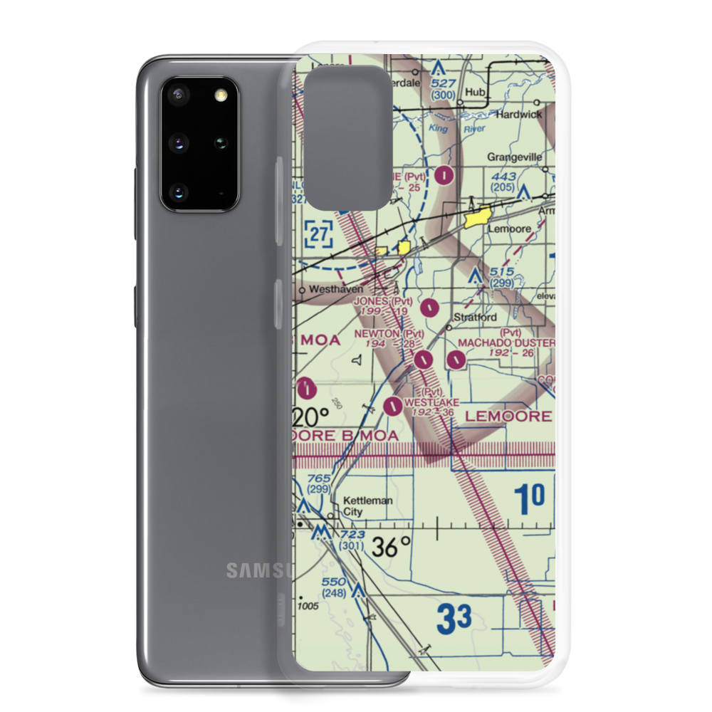 Newton Field (12CL) VFR Sectional Samsung Case Samsung Galaxy S20 Plus model shown