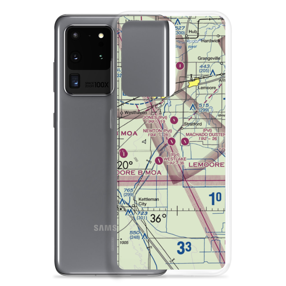 Newton Field (12CL) VFR Sectional Samsung Case Samsung Galaxy S20 Ultra model shown