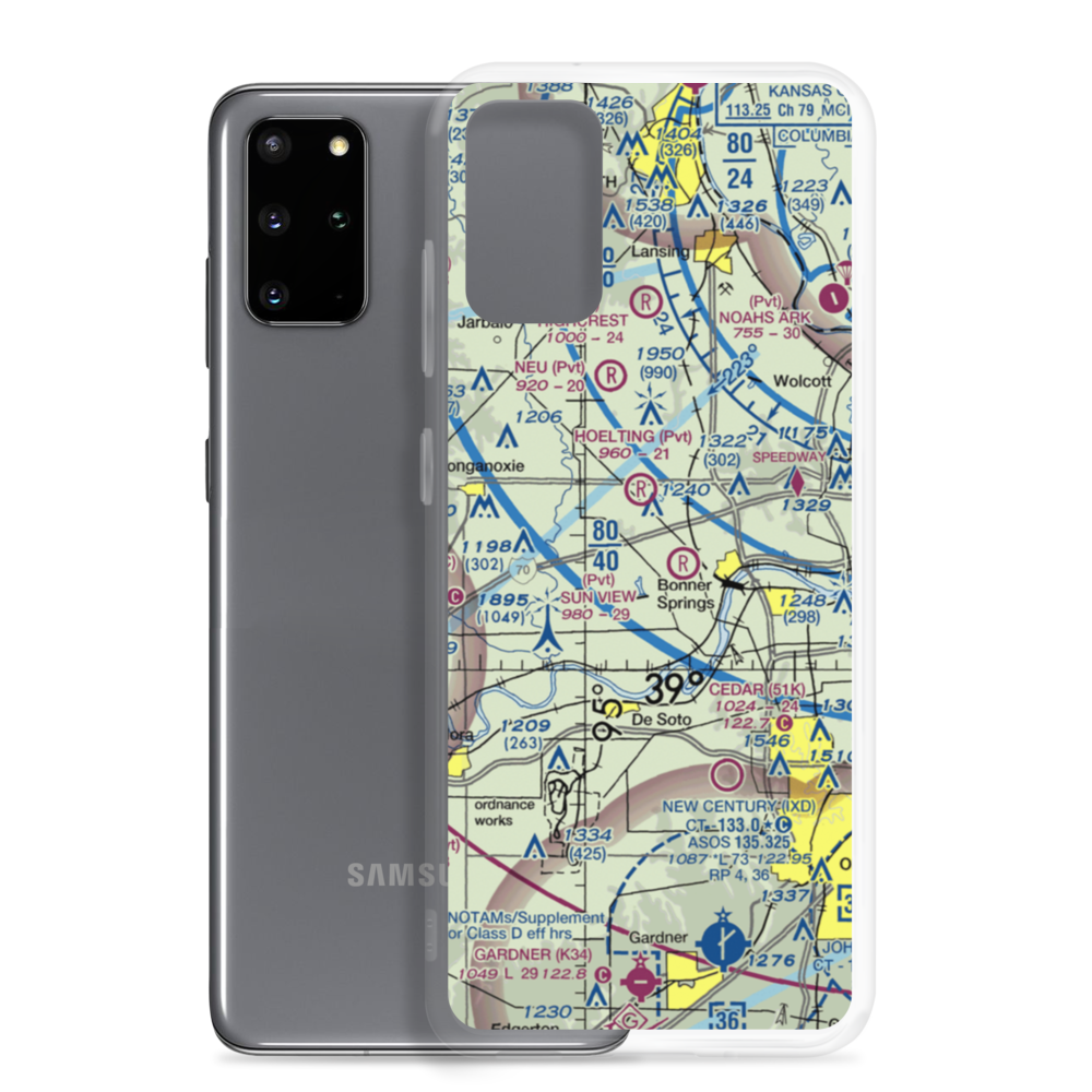 Ney Airport (23KS) VFR Sectional Samsung Case Samsung Galaxy S20 Plus model shown
