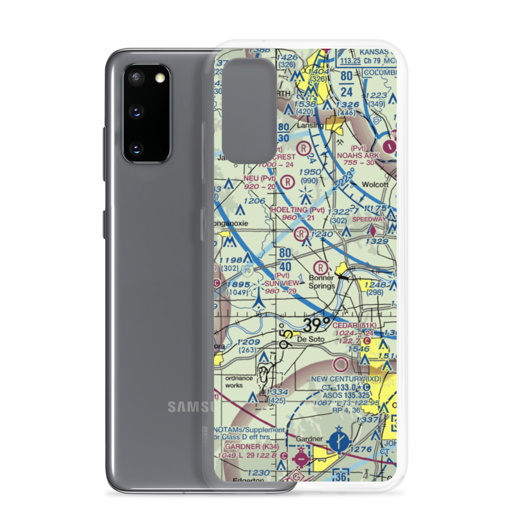 Ney Airport (23KS) VFR Sectional Samsung Case Samsung Galaxy S20 model shown