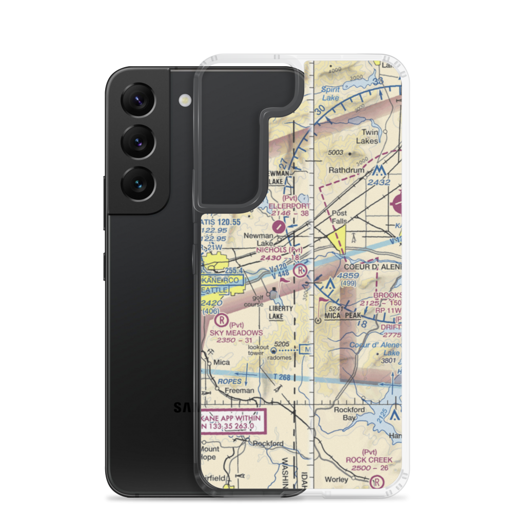 Nichols Ranch Airport (ID07) VFR Sectional Samsung Case Samsung Galaxy S22 model shown