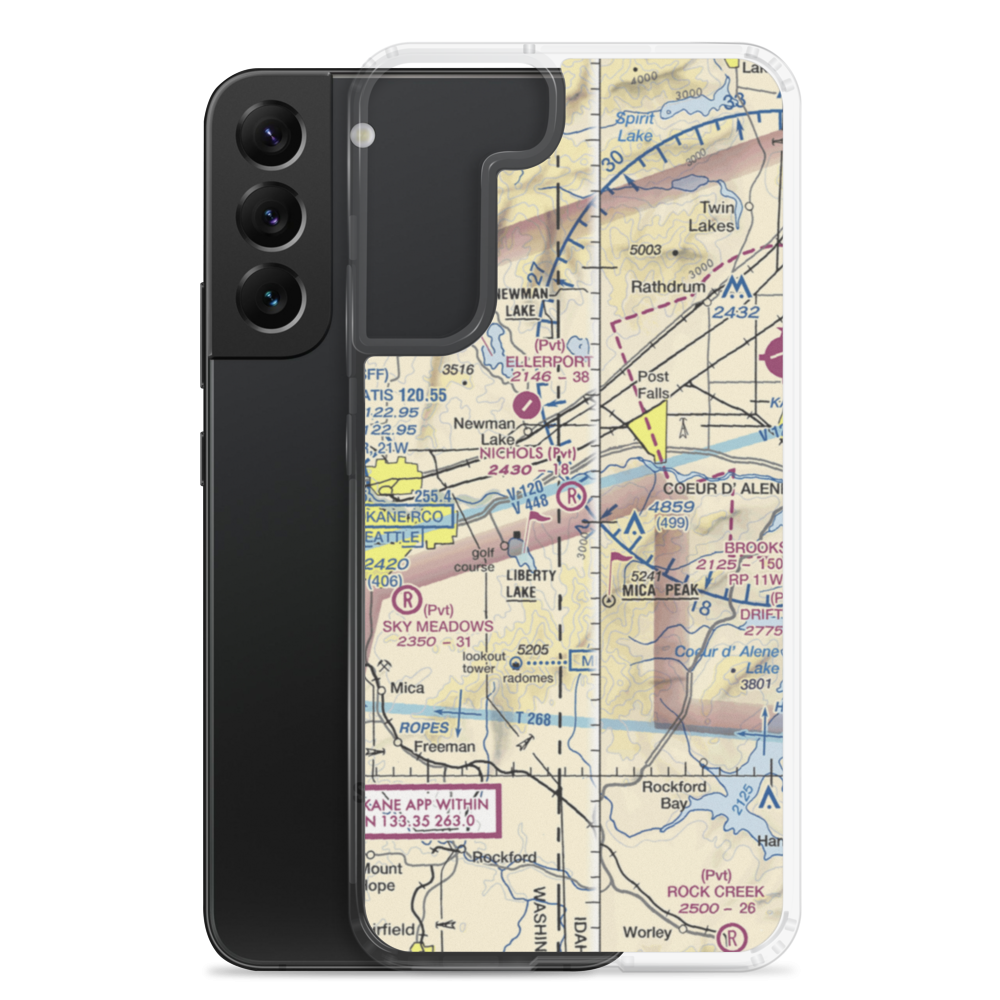 Nichols Ranch Airport (ID07) VFR Sectional Samsung Case Samsung Galaxy S22 Plus model shown