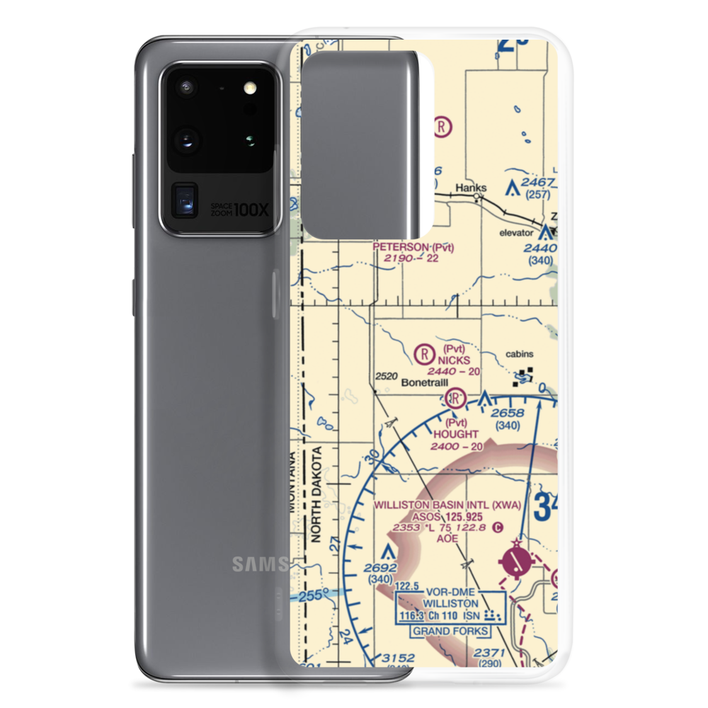 Nicks Landing Airport (4NA6) VFR Sectional Samsung Case Samsung Galaxy S20 Ultra model shown