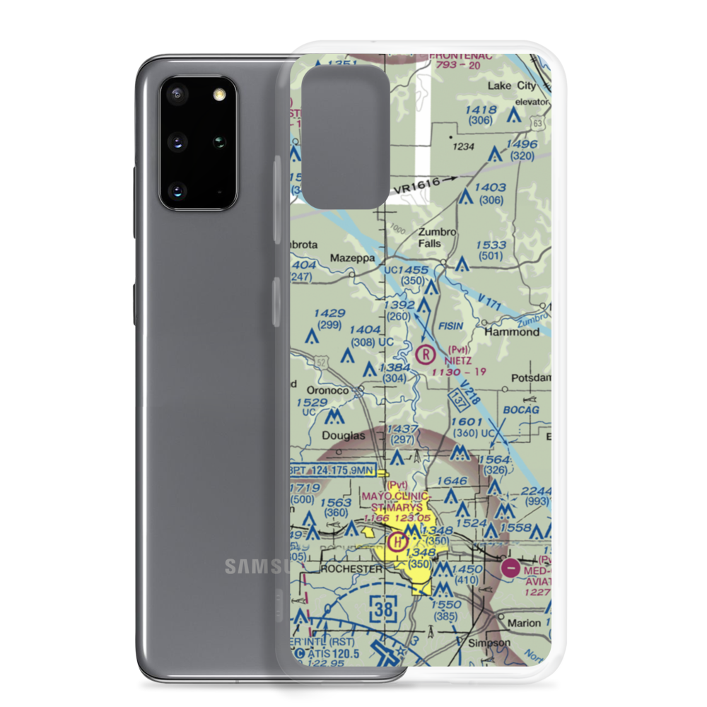 Nietz Airstrip (MN32) VFR Sectional Samsung Case Samsung Galaxy S20 Plus model shown