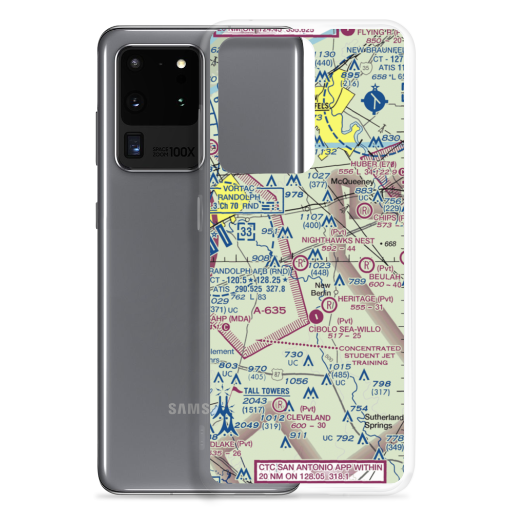 Nighthawks Nest Airport (TT45) VFR Sectional Samsung Case Samsung Galaxy S20 Ultra model shown