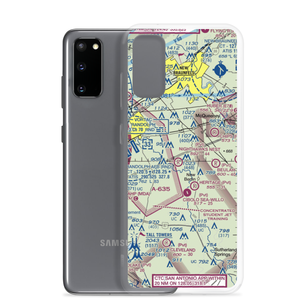 Nighthawks Nest Airport (TT45) VFR Sectional Samsung Case Samsung Galaxy S20 model shown