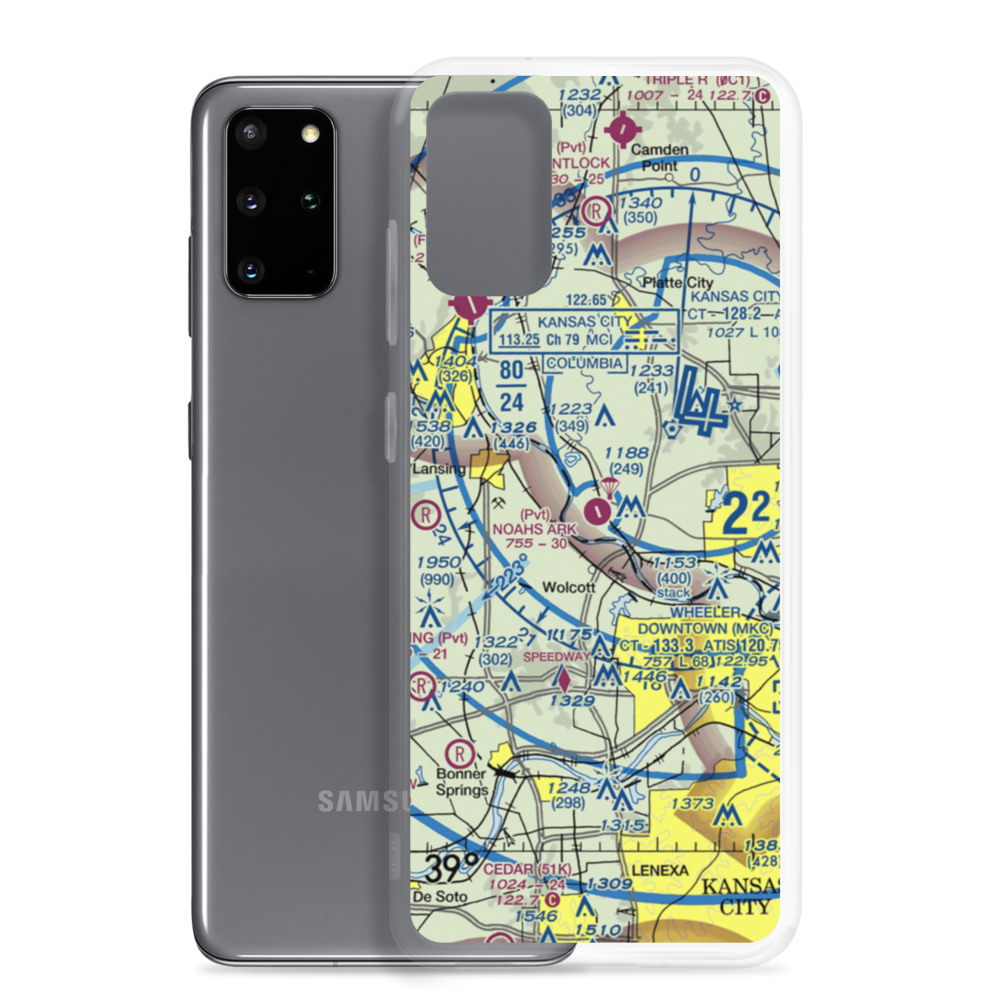 Noahs Ark Airport (06MO) VFR Sectional Samsung Case Samsung Galaxy S20 Plus model shown